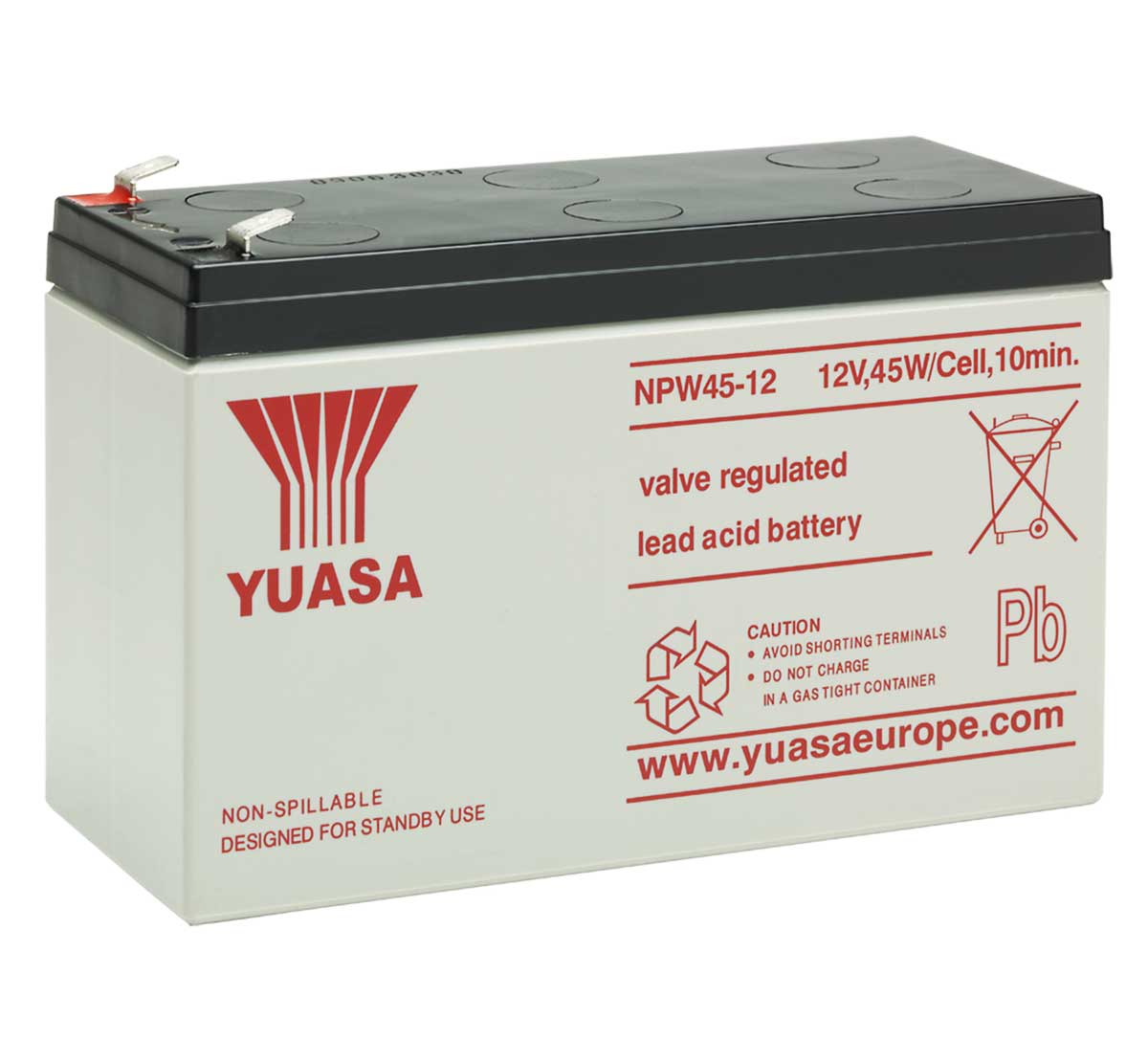 Yuasa NPW45-12 High Rate Discharge Battery